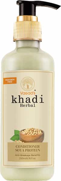 Vagad's Khadi Soya Protein Conditioner 200Ml | Soft And Smooth Hair | Parabens Free | Silicon Free