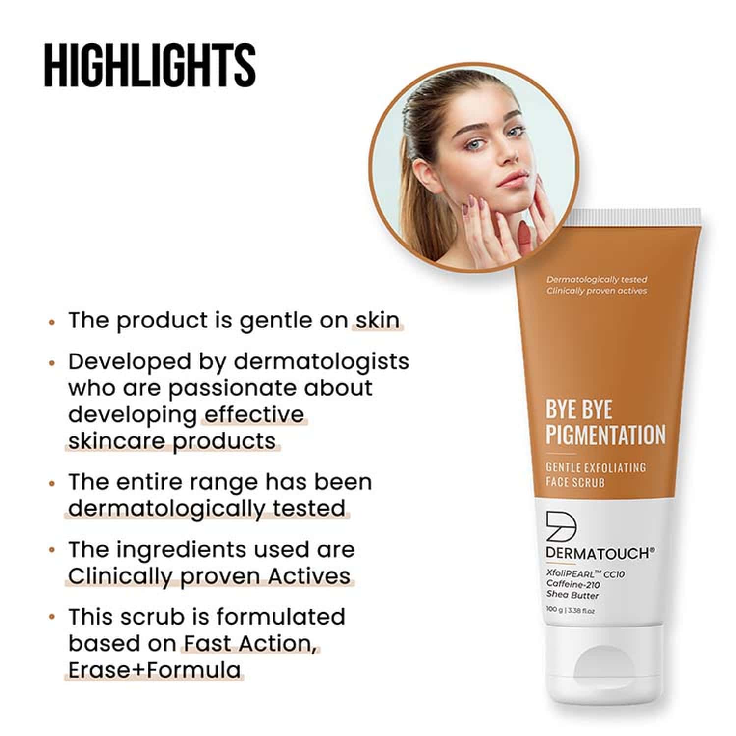 Buy DERMATOUCH BYE BYE PIGMENTATION CREAM & BYE BYE PIGMENTATION FACE