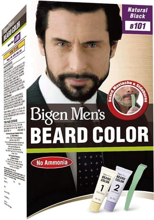 Bigen Men'S Beard Color Natural Black B101 40g And Bigen Speedy Hair Color Black 881 80g
