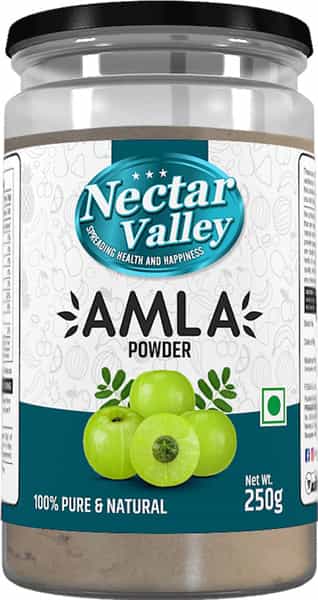 Nectar Valley Pure Natural Amla Powder | 100% Natural Amla Powder For Hair Care - 250G