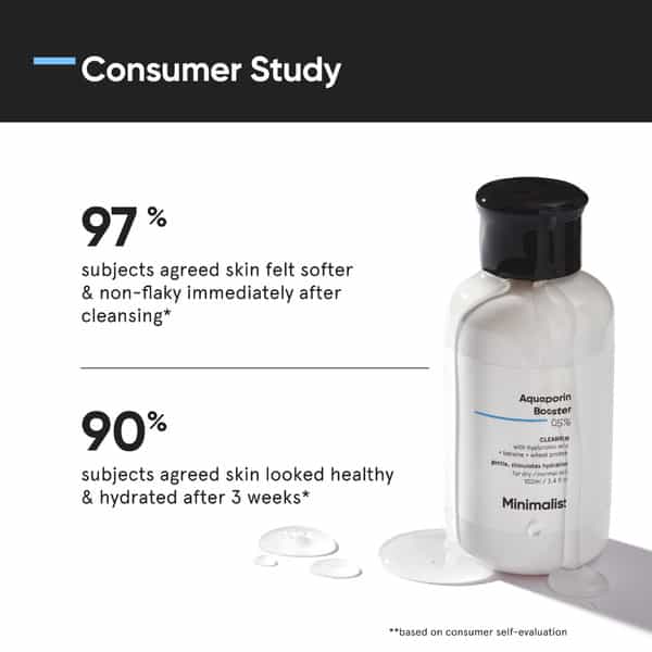 Minimalist Aquaporin Booster 5% Cleanser 100 Ml