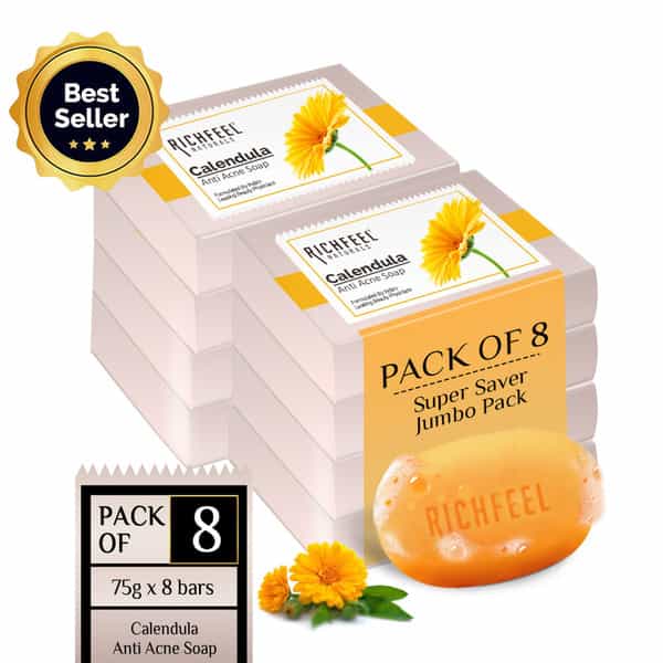 Calendula Acne Soap 75 Gms Pack Of 8