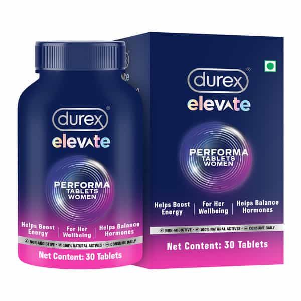 Durex Elevate Performa Tablets For Women Bottle Of 30