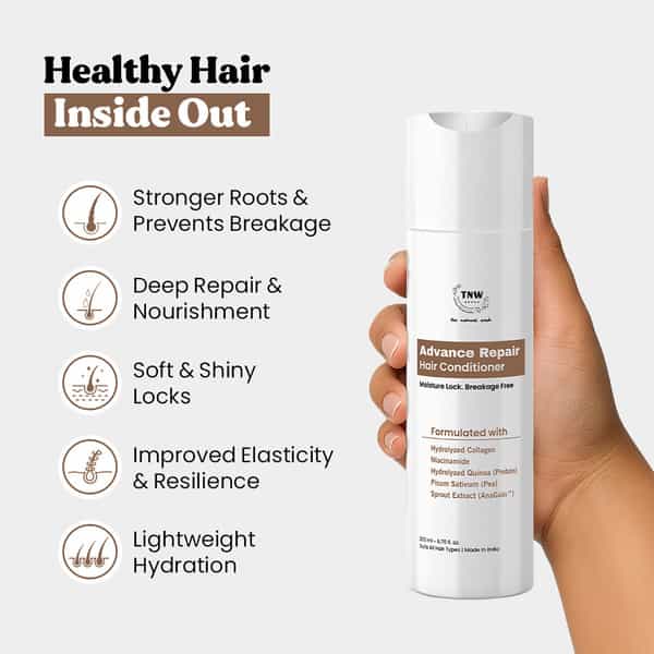 Tnw The Natural Wash Advance Repair Hair Conditioner | Nourishing & Strengthening Care 200 Ml