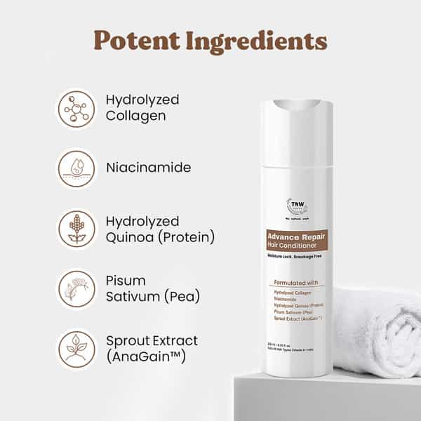 Tnw The Natural Wash Advance Repair Hair Conditioner | Nourishing & Strengthening Care 200 Ml