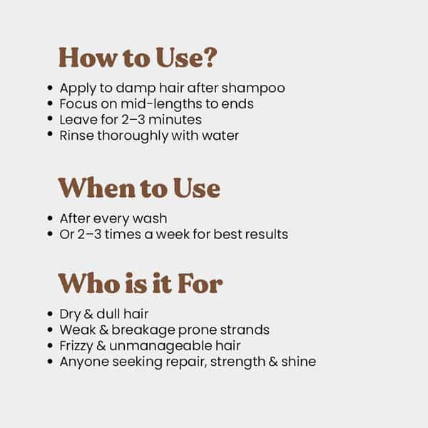 Tnw The Natural Wash Advance Repair Hair Conditioner | Nourishing & Strengthening Care 200 Ml