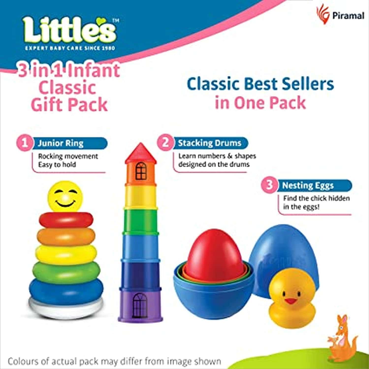 Buy LITTLE S 3 IN 1 INFANT CLASSIC GIFT PACK I ACTIVITY & LEARNING TOYS