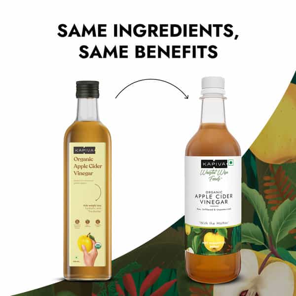 Kapiva Organic Apple Cider Vinegar With The Mother 500Ml