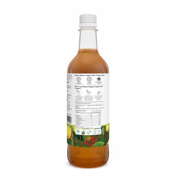 Kapiva Organic Apple Cider Vinegar With The Mother 500Ml