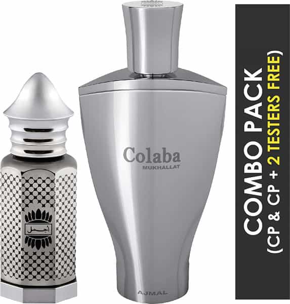 Ajmal Asher Cp Oil 12Ml For Unisex And Colaba Mukhallat Cp Attar 14Ml For Unisex