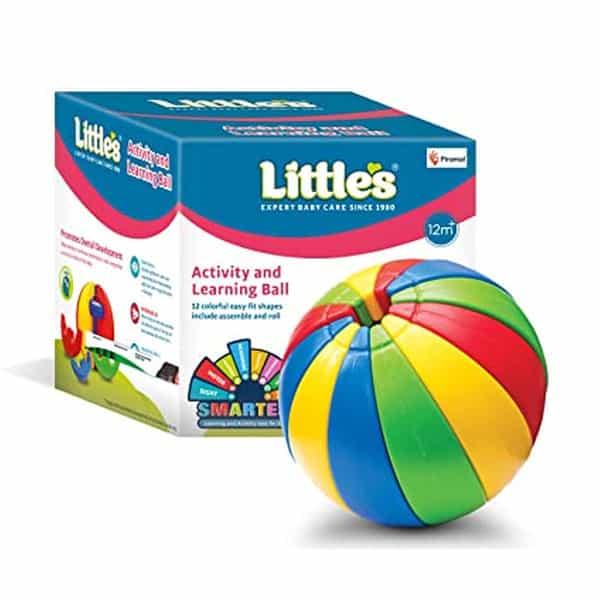 Little's Activity And Learning Ball (Multicolor) - Pack Of 12