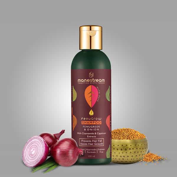Manestream Fenugrow Ayurvedic Fenugreek And Onion Shampoo (100 Ml)