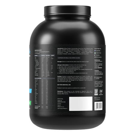 Nutrabay Bioabsorb Whey Protein Powder | Prodifi Blend | 26g Per Scoop | Dark Chocolate - 2kg