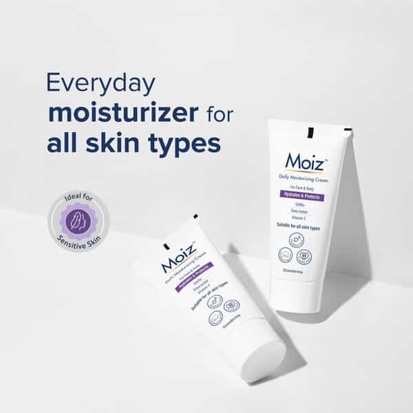 Moiz Daily Moisturizing Cream - Face & Body 50Gm