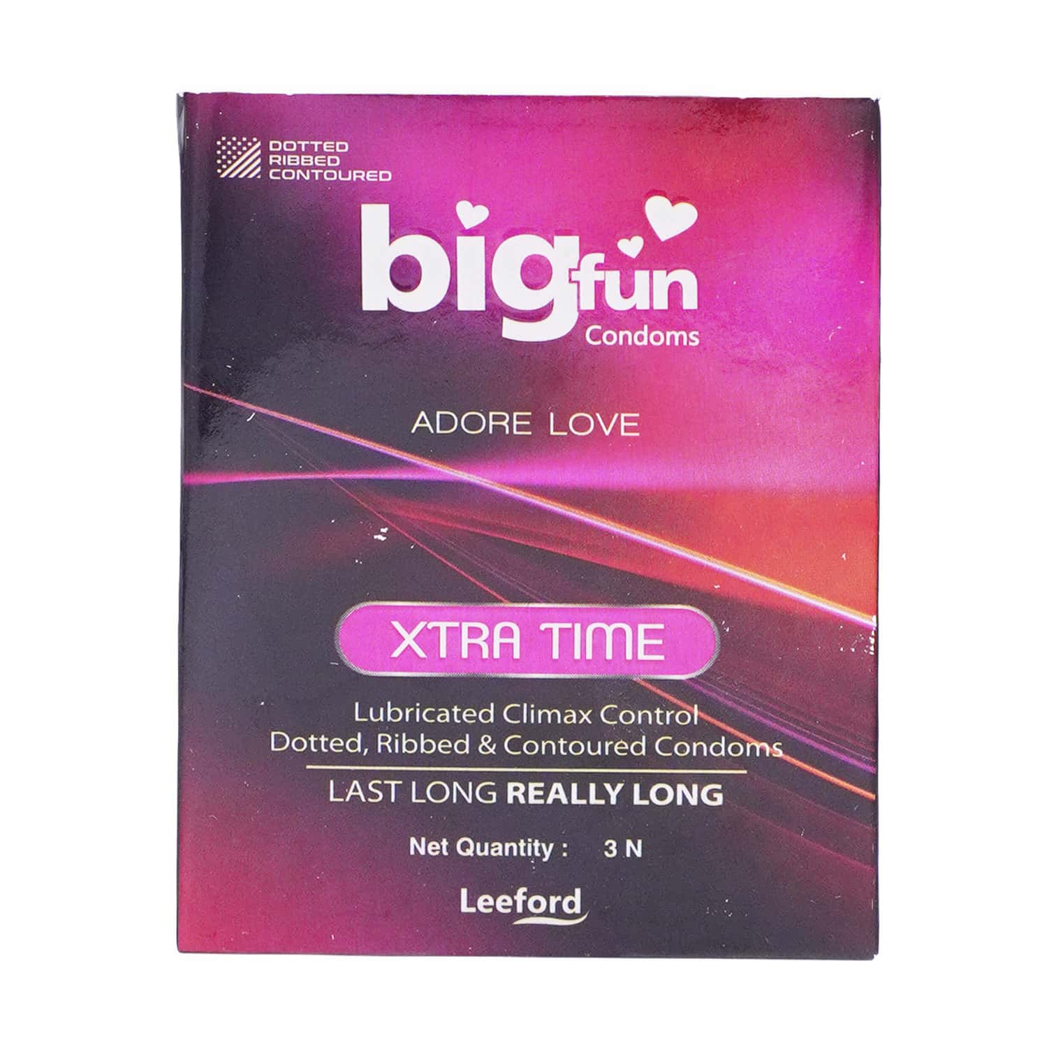 Bigfun Xtra Time-3 Pc Condom