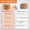 Vissco Cervical Collar Soft | Neck Support For Cervical Spine & Pain Relief - Xl (Beige)