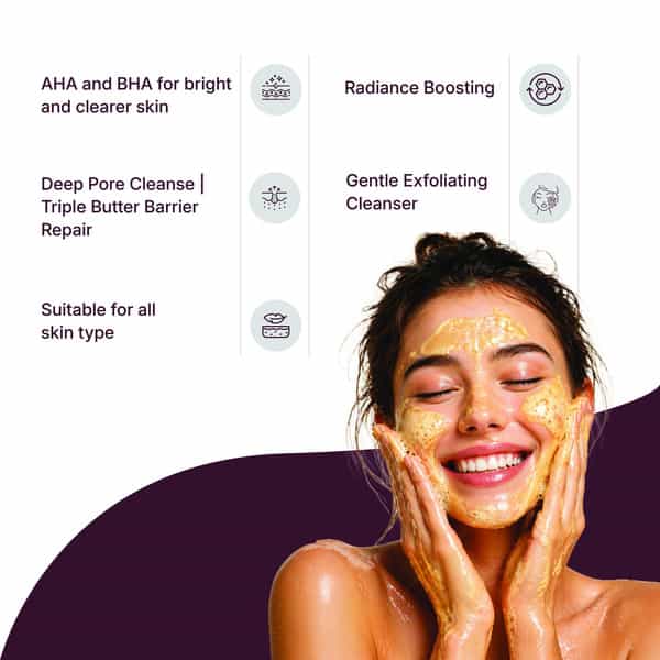 Zenvia Golden Glow Aha Bha Face Wash 100 Ml