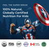 Wellbeing Nutrition Captain America Melts - Kids Multivitamin -Mixed Berry (30 Strips)