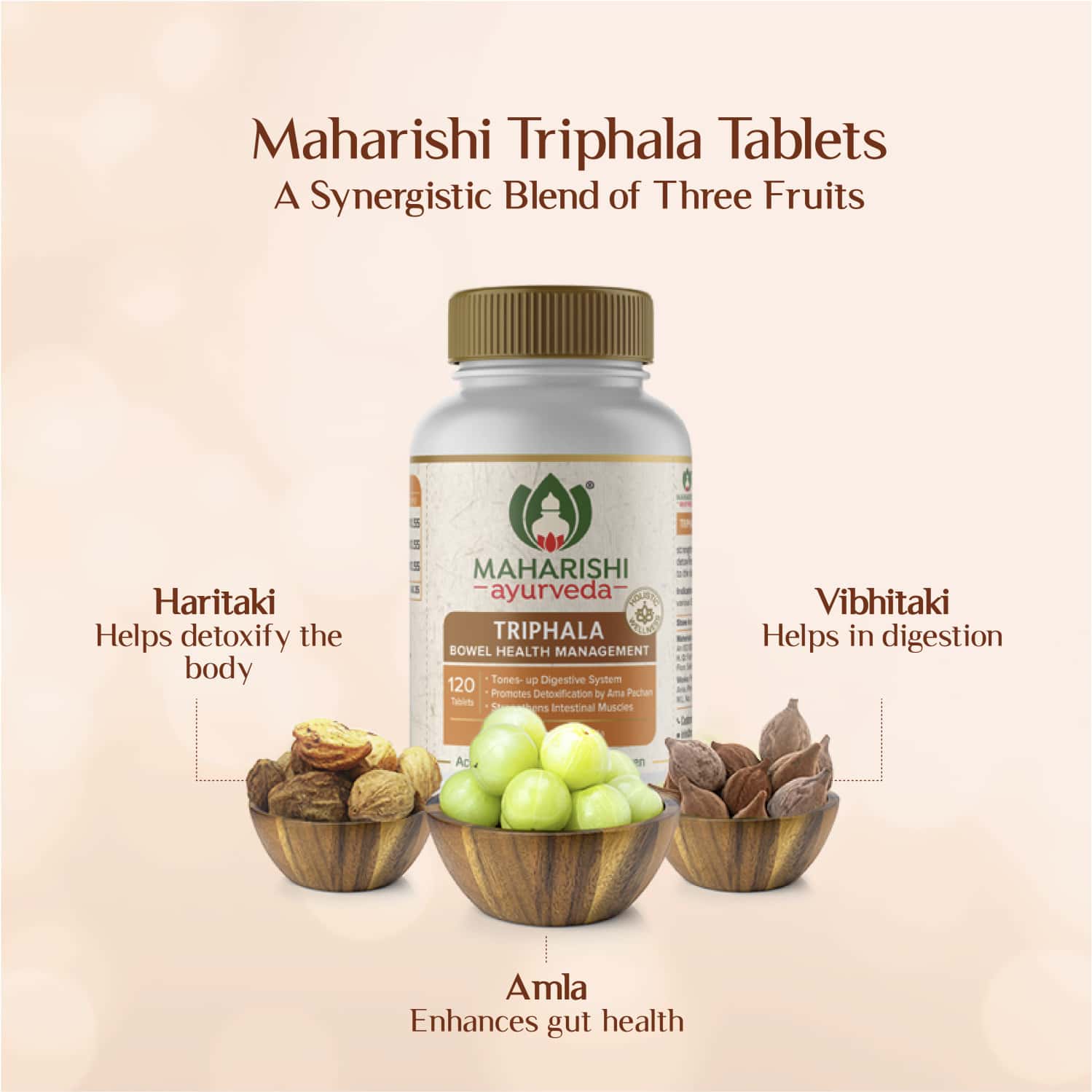 Buy MAHARISHI AYURVEDA TRIPHALA TABLET (120 TAB) Online & Get Upto 60
