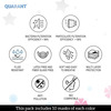 Quarant 4 Ply Designer Protective Surgical Face Mask With Nose Pin Mixed Combo - Pack Of 50
