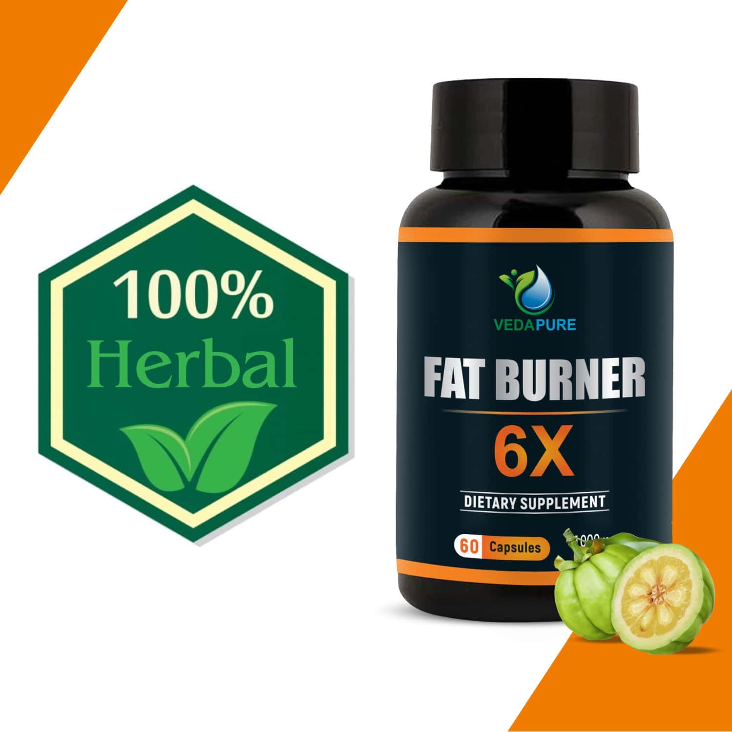 Buy VEDAPURE FAT BURNUR 6X NATURAL WEIGHT LOSS SUPPLEMENT 60 CAPSULE Online & Get Upto 60 OFF