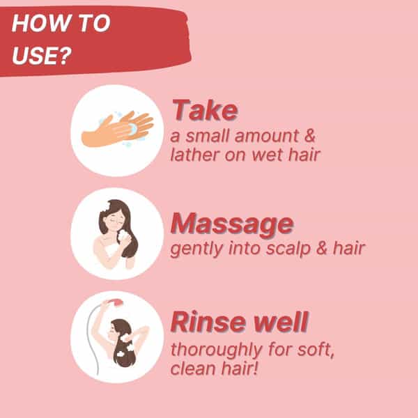 Healthbest Gentle Cleansing Strawberry Shampoo For Kids Tear-Free | Paraben-Free | Sls-Free - 200 Ml