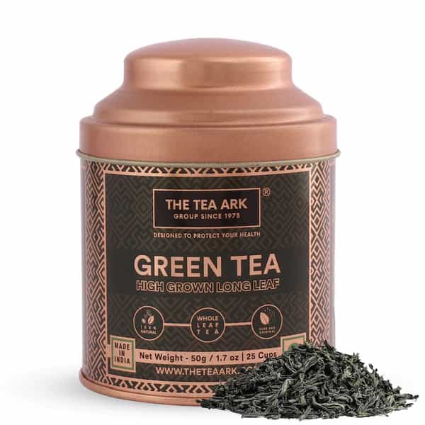 The Tea Ark Delight Tea Gift Box | Orthodox Black Tea & High Grown Long Leaf Green Tea (50G X2 Tins)
