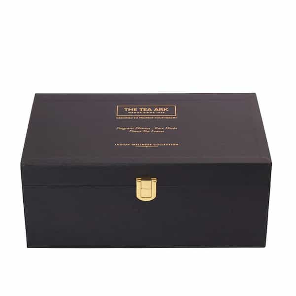 The Tea Ark Delight Tea Gift Box | Orthodox Black Tea & High Grown Long Leaf Green Tea (50G X2 Tins)