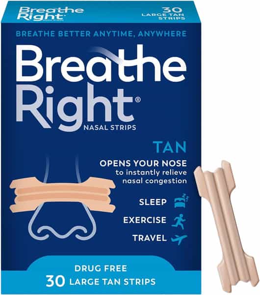 Breathe Right Nasal Strips | Large