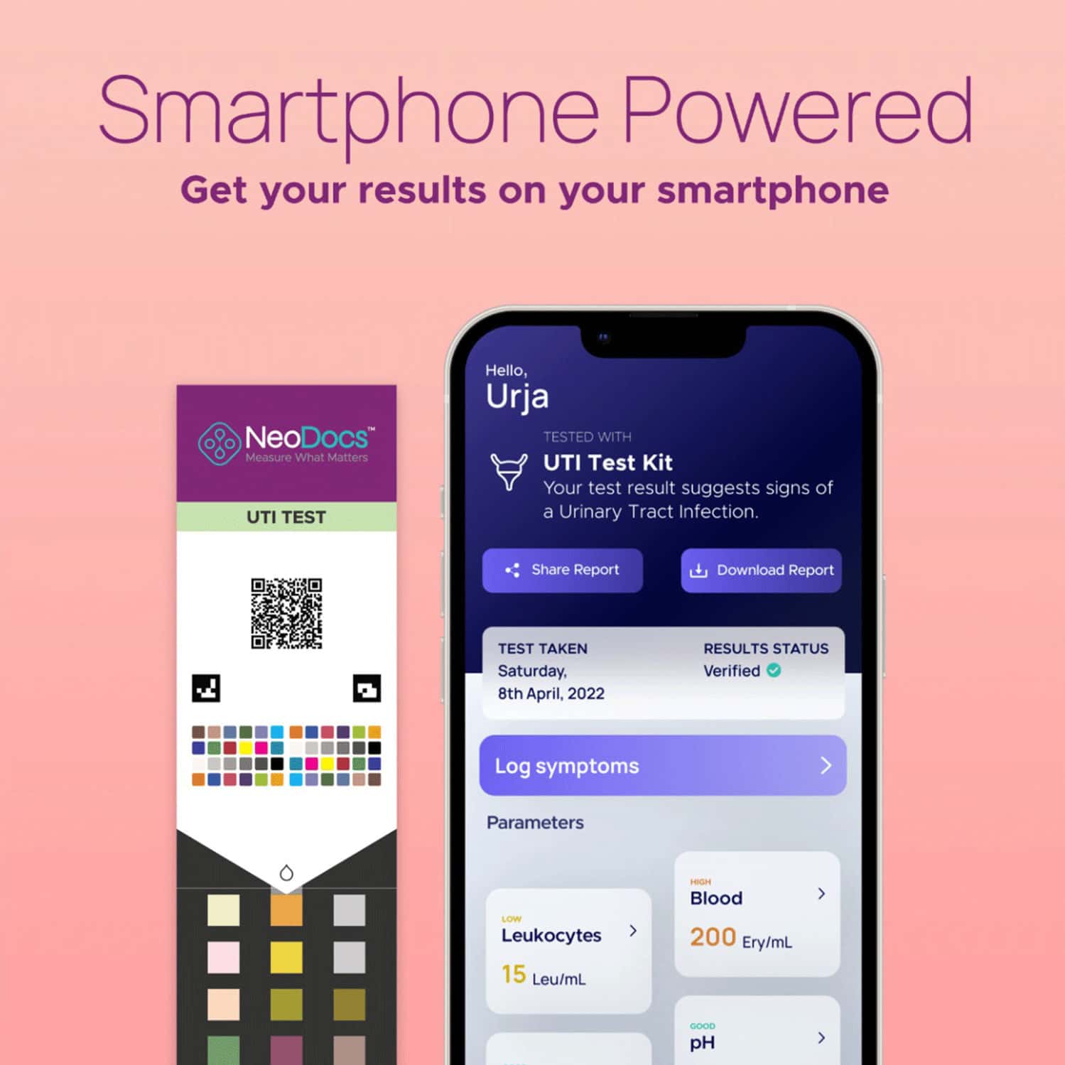 Buy NEODOCS URINARY TRACT INFECTION KIT DETECT UTI INSTANT ATHOME