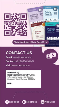 Neodocs Urinary Tract Infection Kit | Detect Uti Track Leukocytes Blood|Ph And 6 Other Parameters