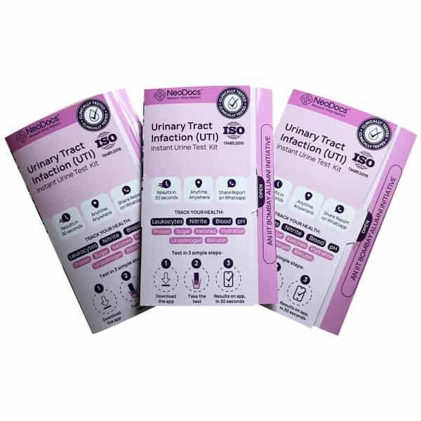 Neodocs Urinary Tract Infection Kit | Detect Uti | Instant At-Home Test|Pack Of 3