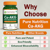 Pure Nutrition Ca-Akg 500Mg - 30 Veg Capsules