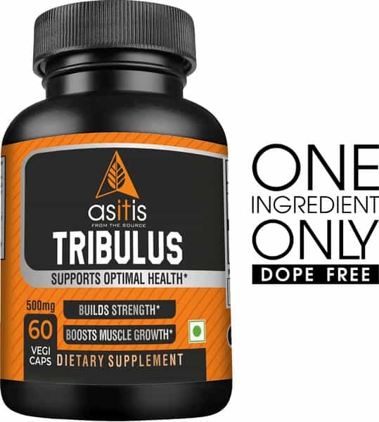 As-It-Is Nutrition Tribulus 500Mg 60 Capsules| Supports Vitality &Amp| Boosts Testosterone