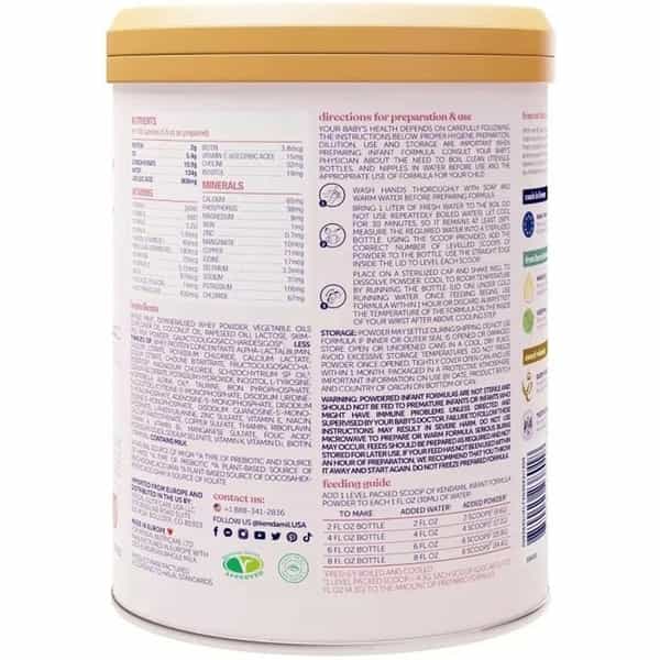 Kendamil Classic Stage 1 | First Infant Whole Milk Formula 800 G