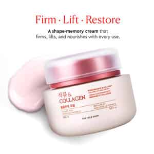 The Face Shop Pomegranate & Collagen Korean Beauty Moisturizer Anti Aging Day & Night Cream - 100ml