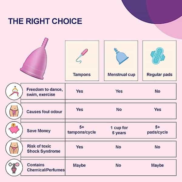 Twilife Medium Reusable Menstrual Cup (Pack Of 1)