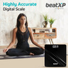 Beatxp Gravity Digital Weighing Scale With Thick Tempered Glass|2 Years Warranty| Black