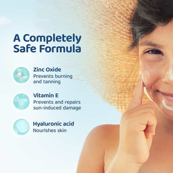 La Shield Kids Spf 50 Mineral Sunscreen Gel For 2+ Years 50 Gm