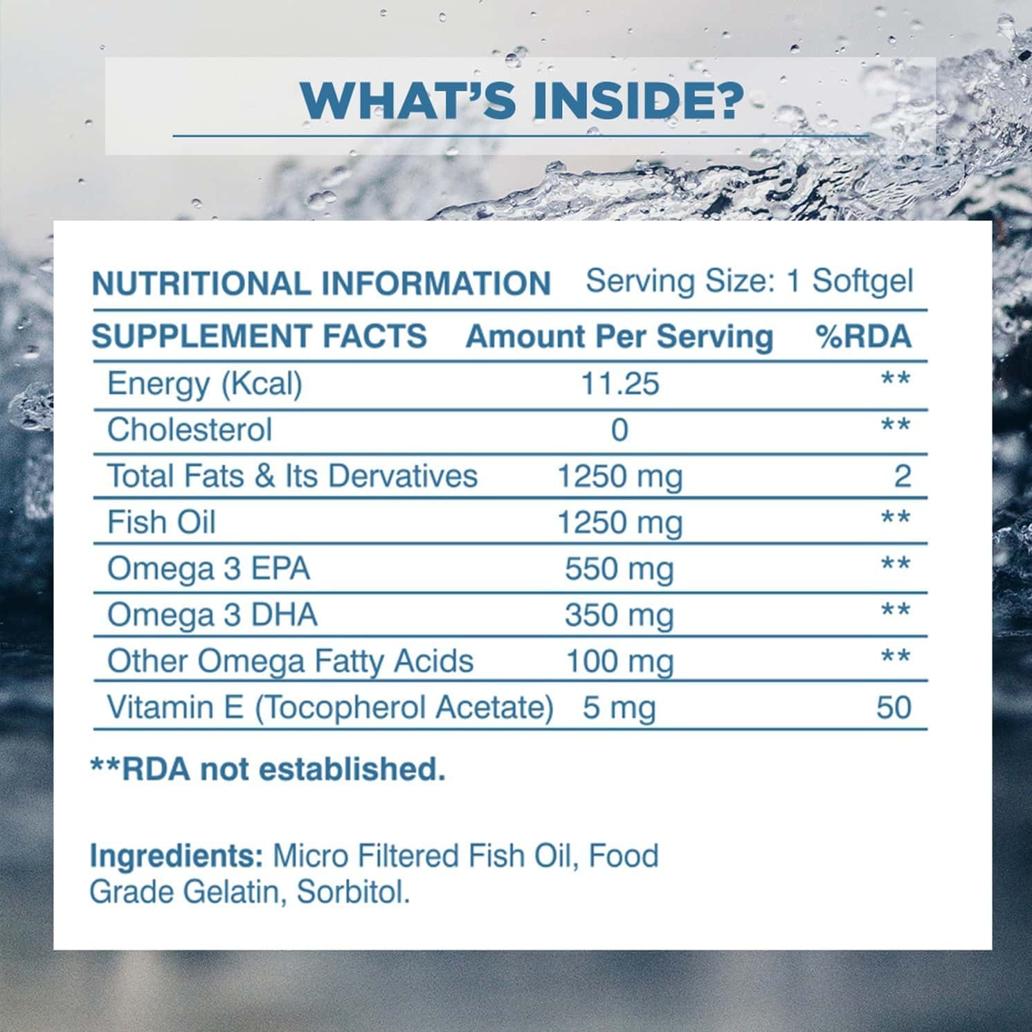 Buy DR. MOREPEN OMEGA 3 DEEP SEA FISH OIL CAPSULES FOR HEALTHY HEART