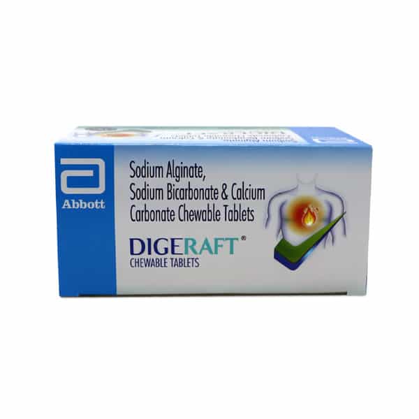 Digeraft Mint Flavour Strip Of 10 Chewable Tablets