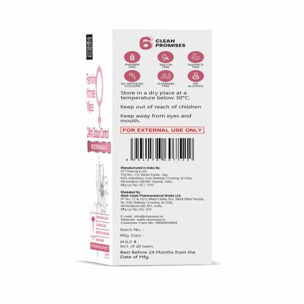 Sheneed Feminine Intimate 24Hr Odour Control Wipes|Rescue From Leakage & Uti|Gynac Approved|10N X 1