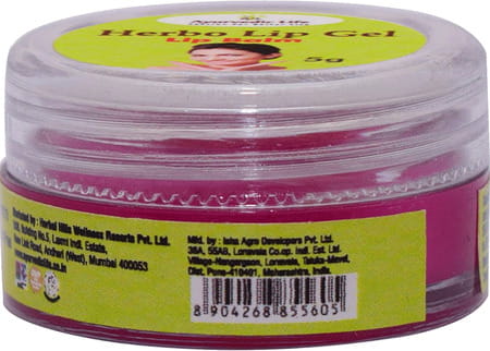 Al-Ayurvedic Life Lip Balm - Lip Gel - 5gms With Strawberry Flavour Pack Of 2