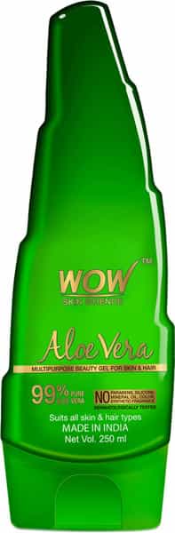 Wow Skin Science Aloe Vera Moisturizing Gel Bottle Of 250 Ml