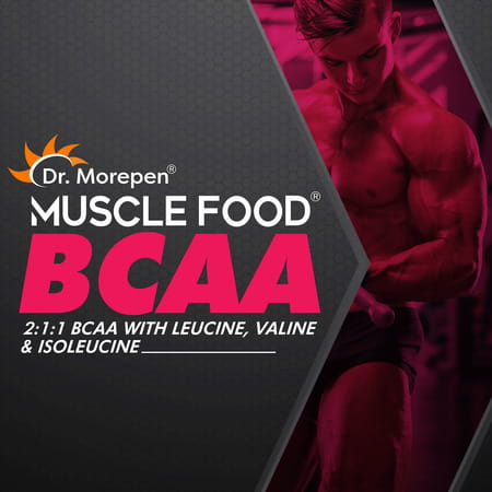 Dr. Morepen Muscle Food Bcaa For Lean Muscle & Strength Berry Burst - 250g