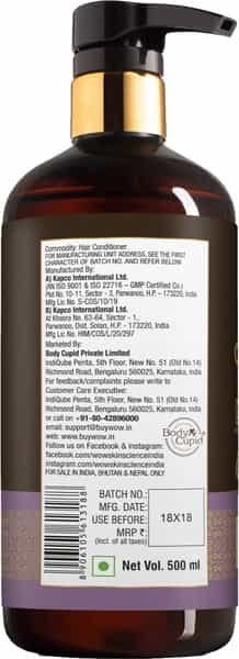 Wow Skin Science Red Onion Black Seed Oil Conditioner Bottle Of 500 Ml