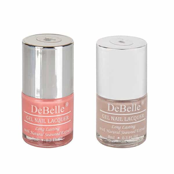 Debelle Gel Nail Polish Gift Set Of 2 Apricot Dew | Aries 16 Ml (8 Ml Each)