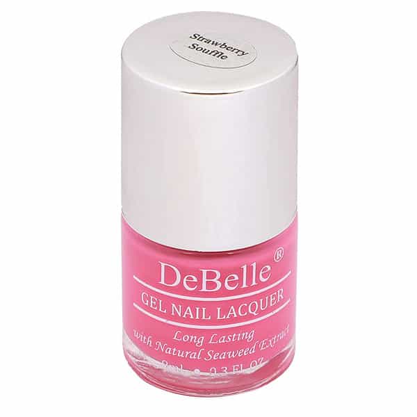 Debelle Gel Nail Polish Strawberry Souffle' (Bubblegum Pink Nail Paint)-8Ml
