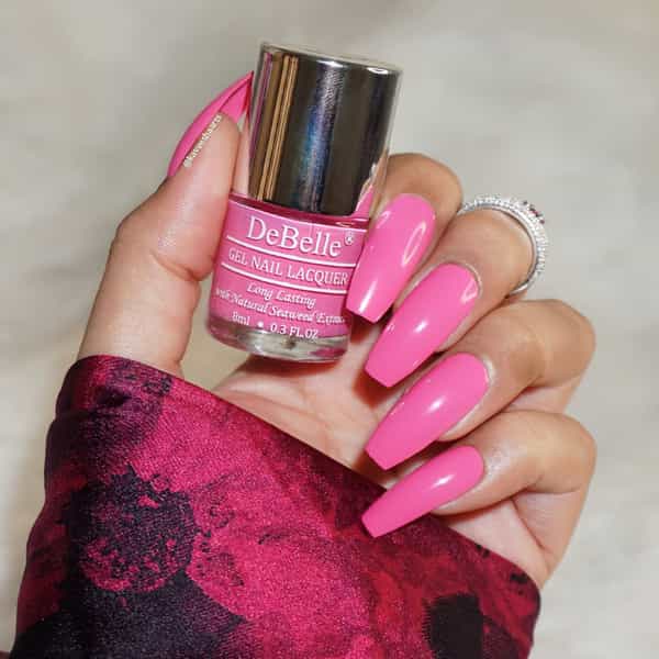 Debelle Gel Nail Polish Strawberry Souffle' (Bubblegum Pink Nail Paint)-8Ml