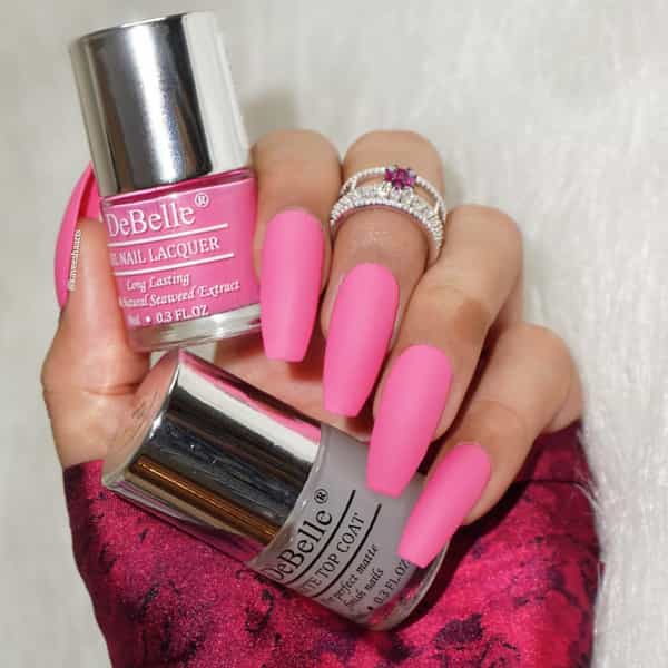 Debelle Gel Nail Polish Strawberry Souffle' (Bubblegum Pink Nail Paint)-8Ml